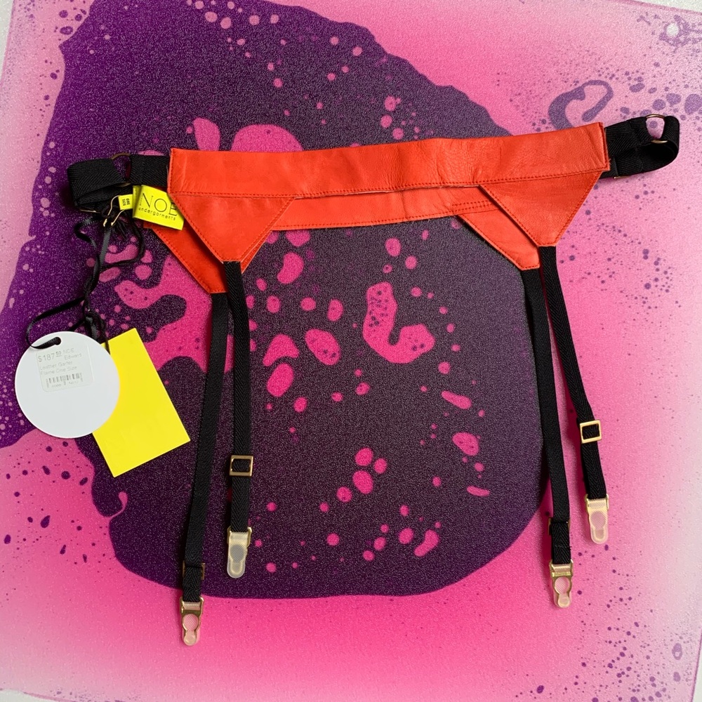 NOE Lambskin Garter Belt